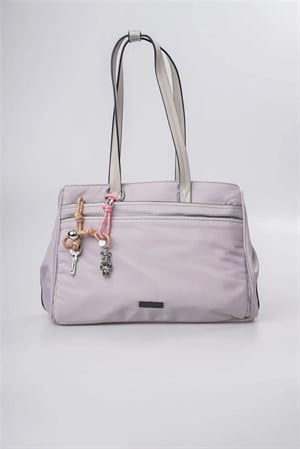 ÇÇS Kadın Çapraz Askılı El Çantası Günlük Şık Kullanım Hafif Modern Tasarım Gri 18296