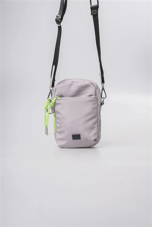 Ççs Kadın Çapraz Çanta Günlük Şık Kullanım Hafif Çok Gözlü Modern Tasarım Gri 18292