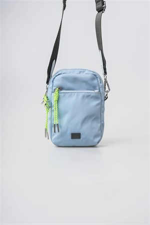 Ççs Kadın Çapraz Çanta Günlük Şık Kullanım Hafif Çok Gözlü Modern Tasarım Mavi 18292