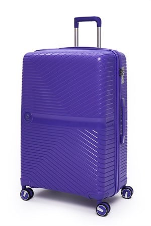 Elatae Exclusive Pro Polipropilen Büyük Boy Kırılmaz Valiz Mor 5239