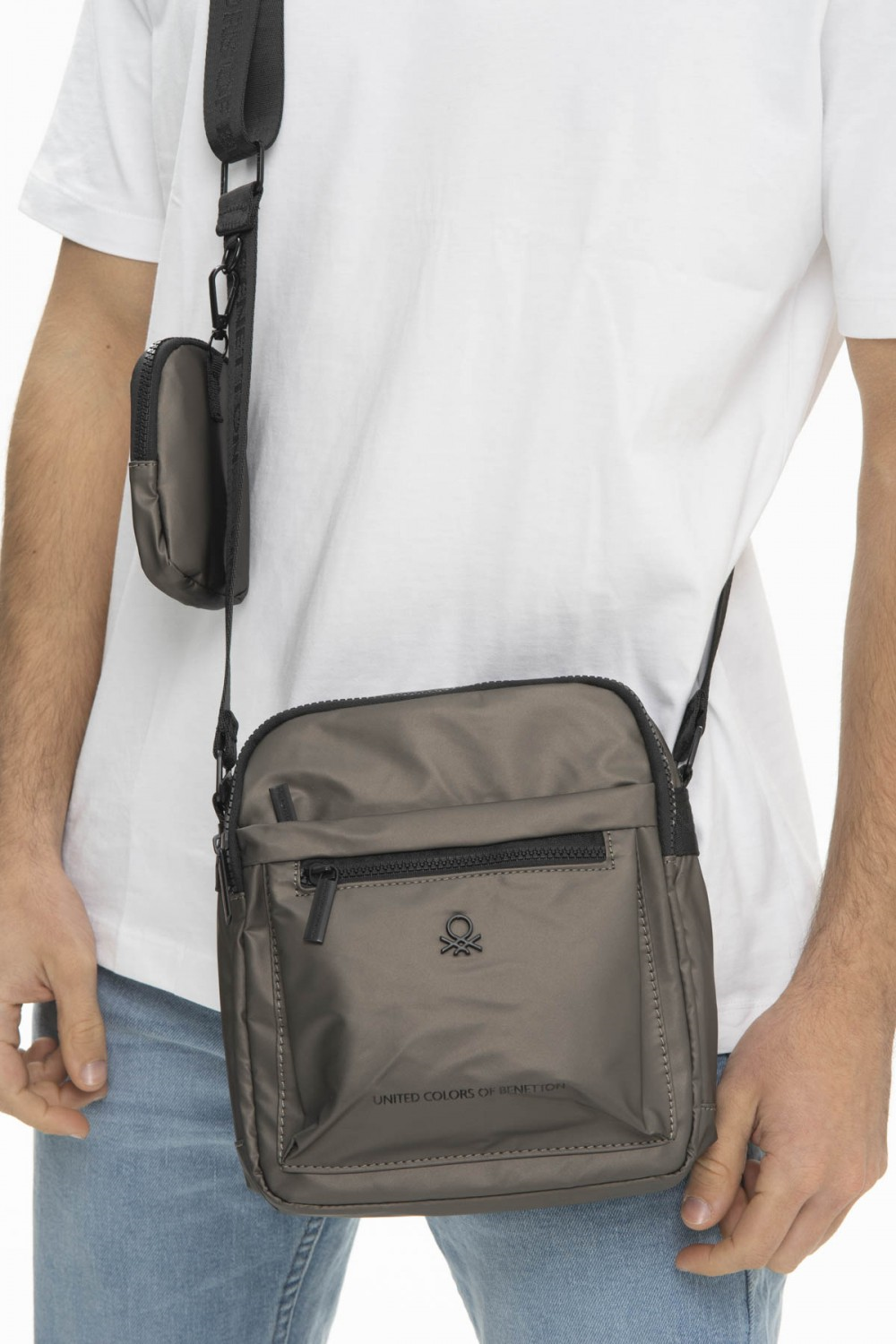 Benetton Erkek Çapraz Çanta Bronz BNT676