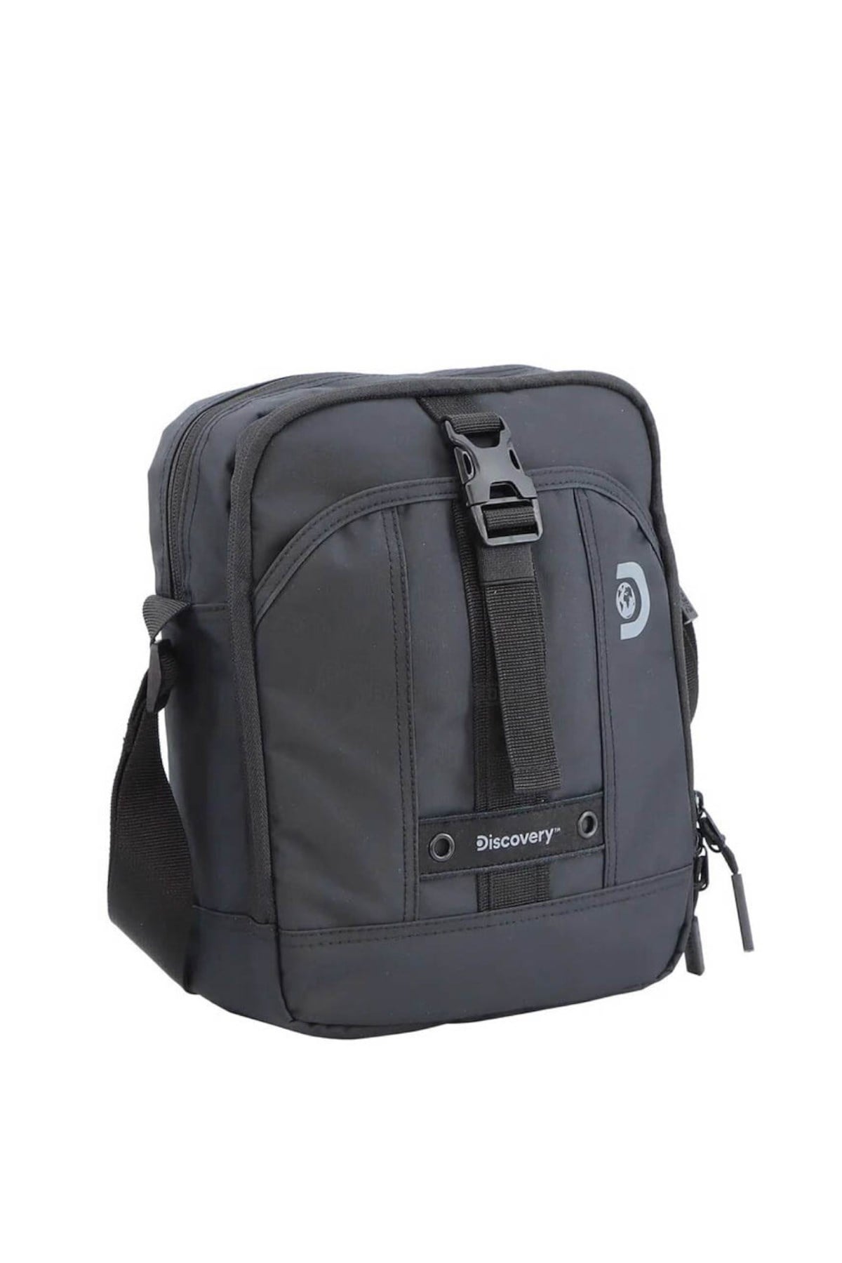 Discovery Çok Gözlü Unisex Çapraz Çanta Siyah D00113.06