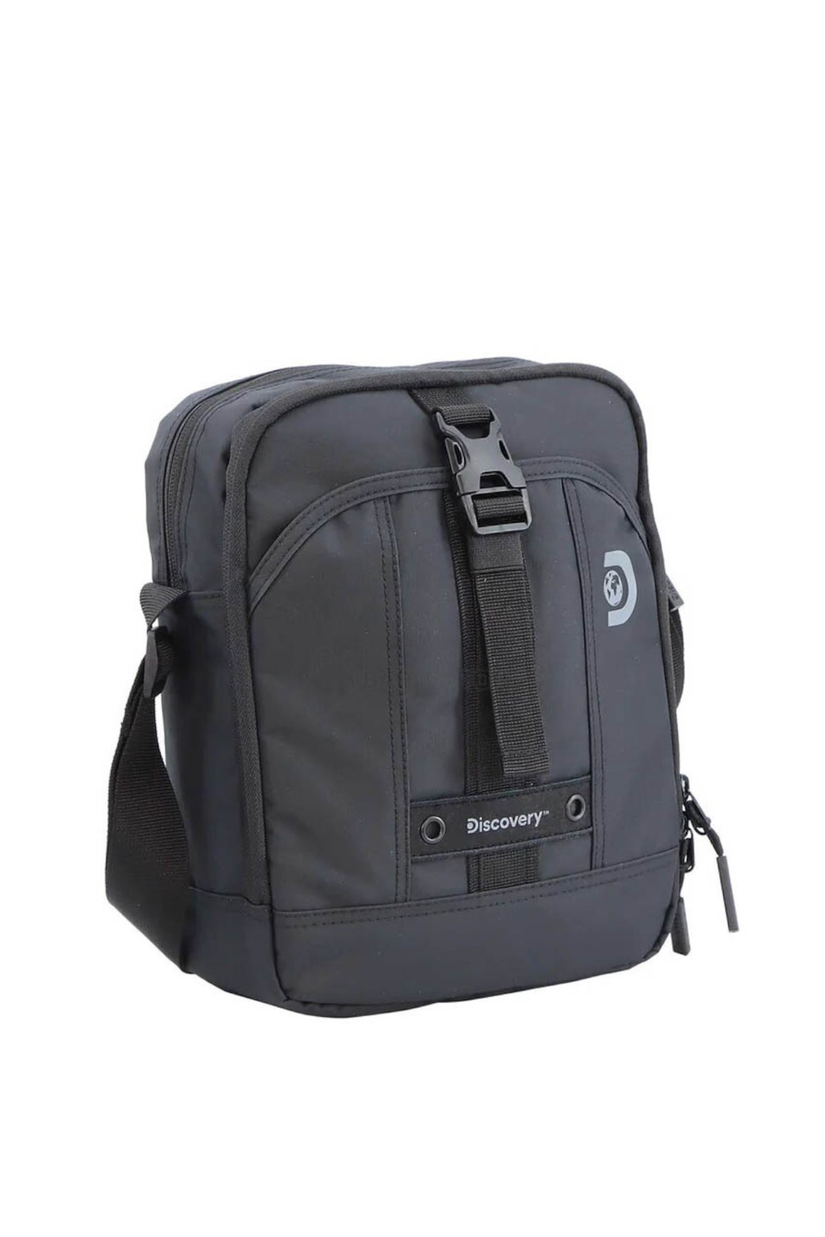 Discovery Çok Gözlü Unisex Çapraz Çanta Siyah D00113.06