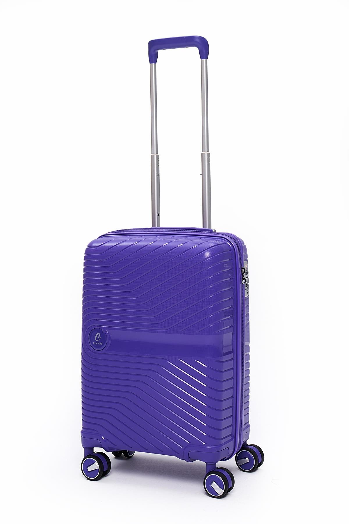 Elatae Exclusive Pro Polipropilen Kabin Boy Kırılmaz Valiz Mor 5239