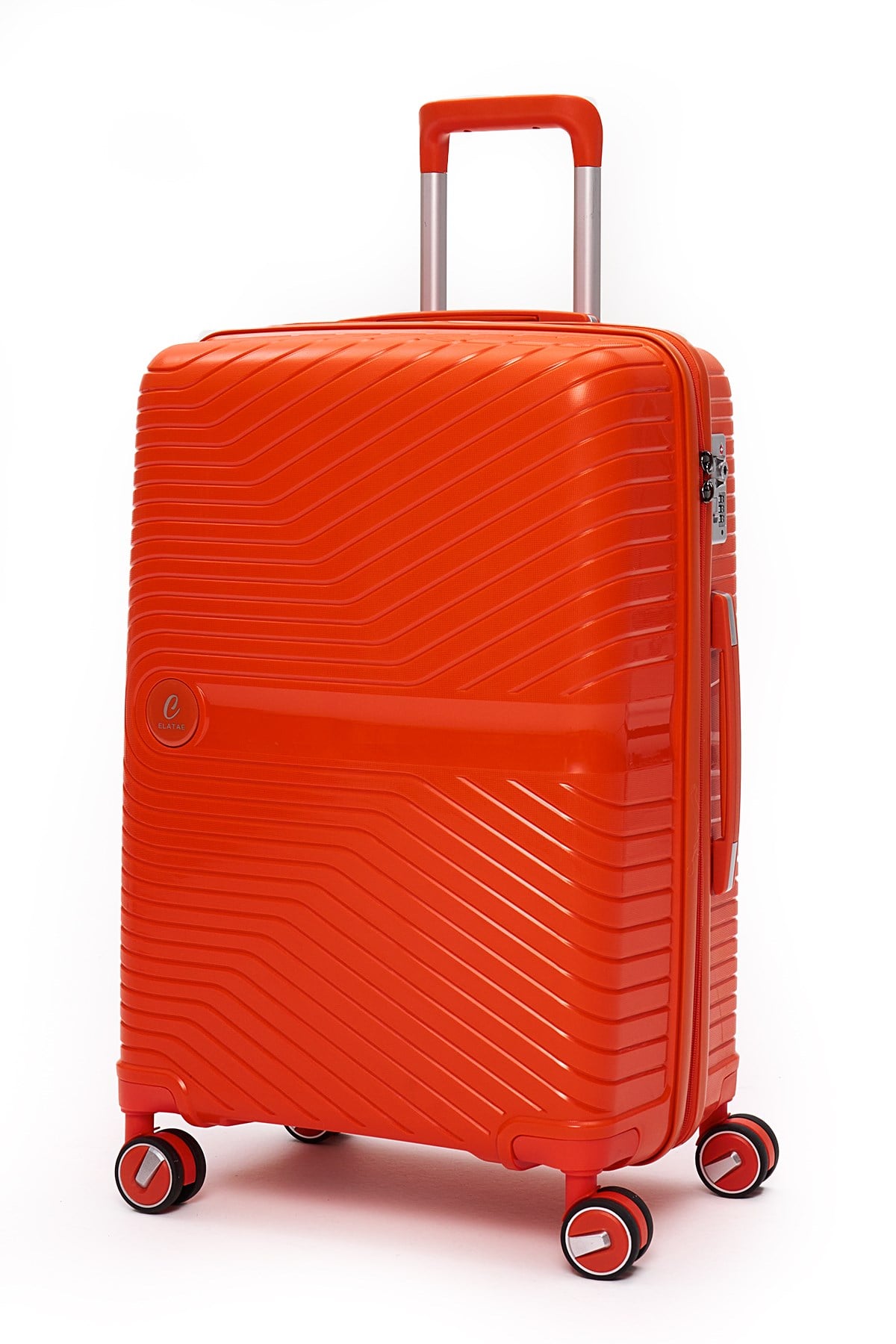 Elatae Exclusive Pro Polipropilen Orta Boy Kırılmaz Valiz Turuncu 5239