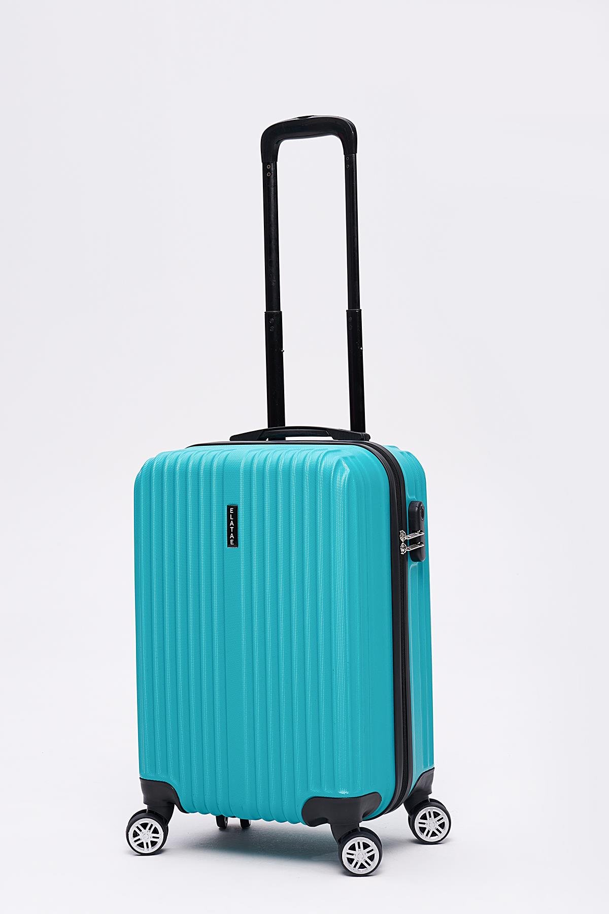Elatae Kabin Boy Valiz Turkuaz Abs 1020
