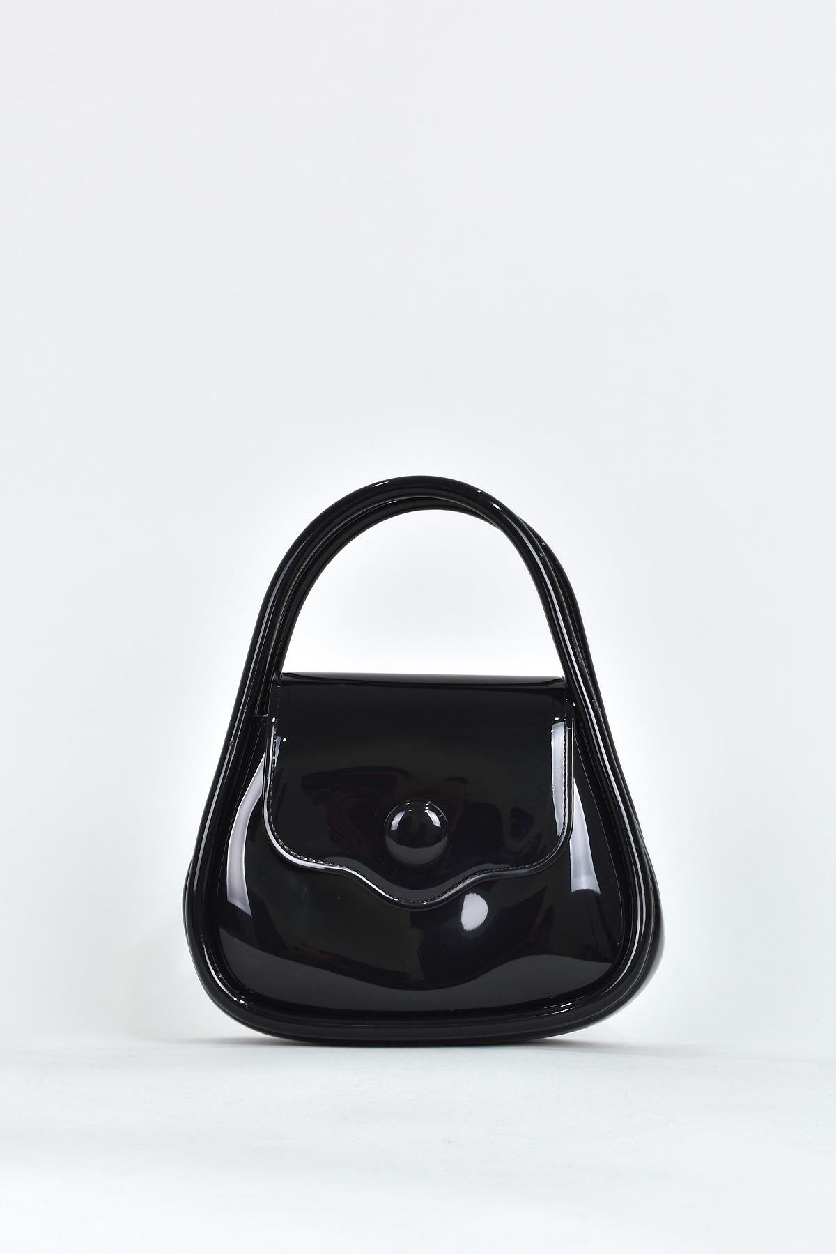 Elatae Kadın Omuz Askılı Silikon Çapraz Çanta Siyah 26660