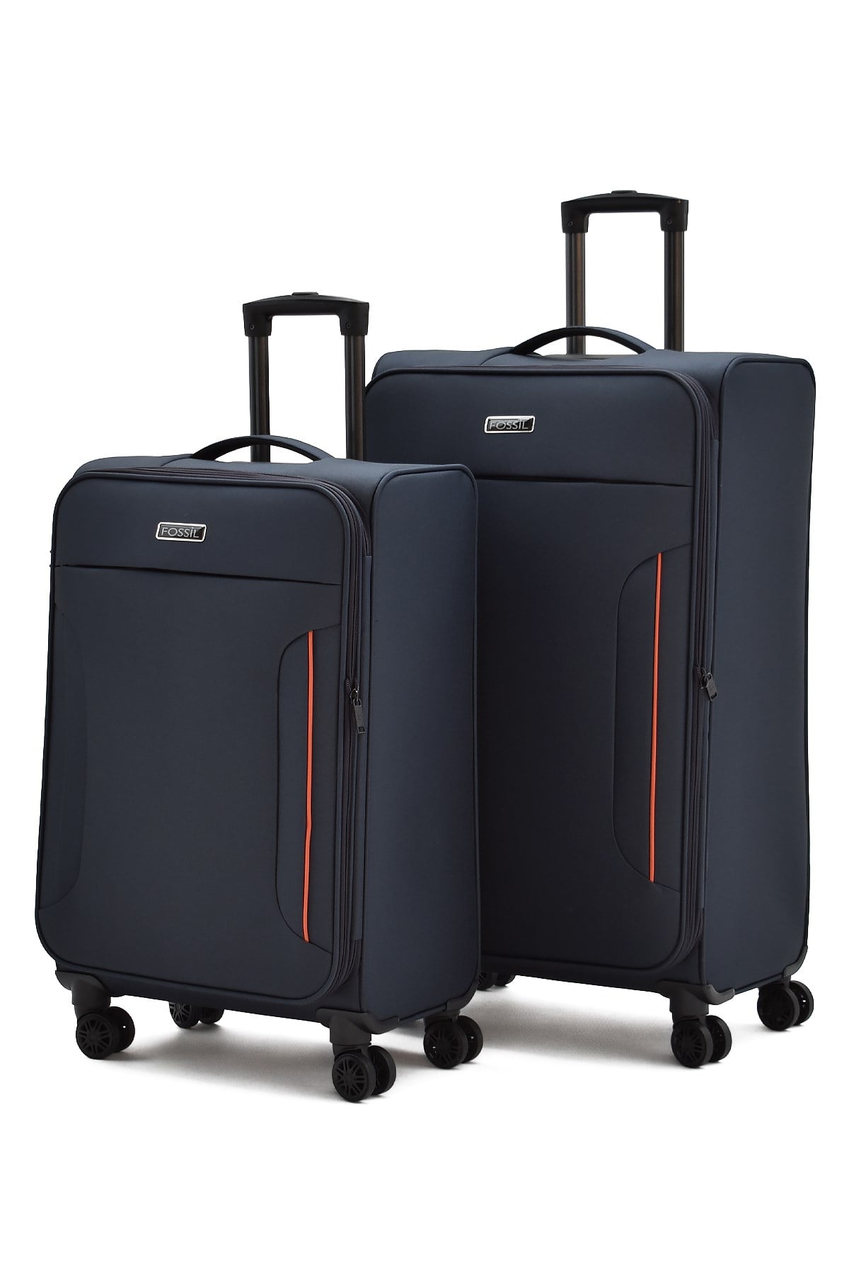 Fossil Ultra Light Lacivert 2'li Valiz Seti Büyük ve Orta Boy  – 360° 8 Tekerlekli, Hafif & Geniş İç Hacim