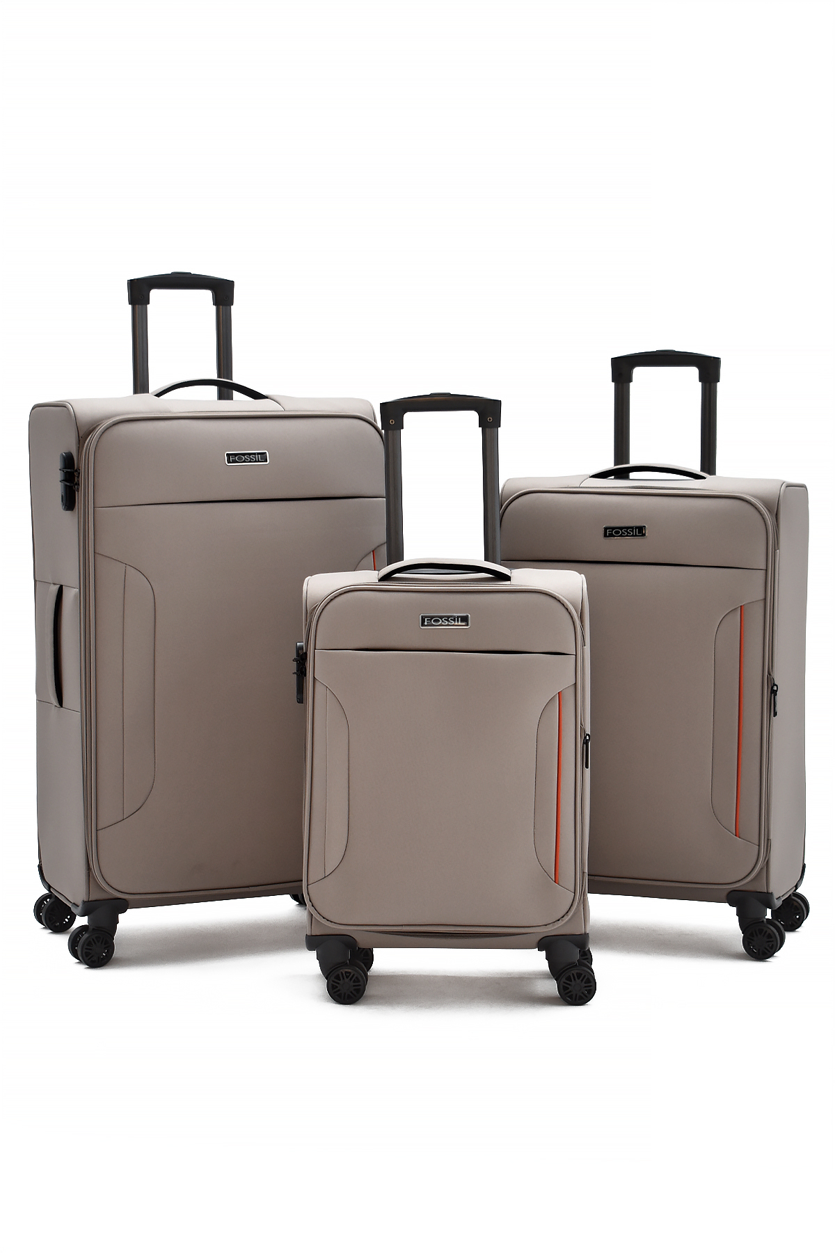Fossil Ultra Light Vizon 3'lü Valiz Seti – 360° 8 Tekerlekli, Hafif & Geniş İç Hacim