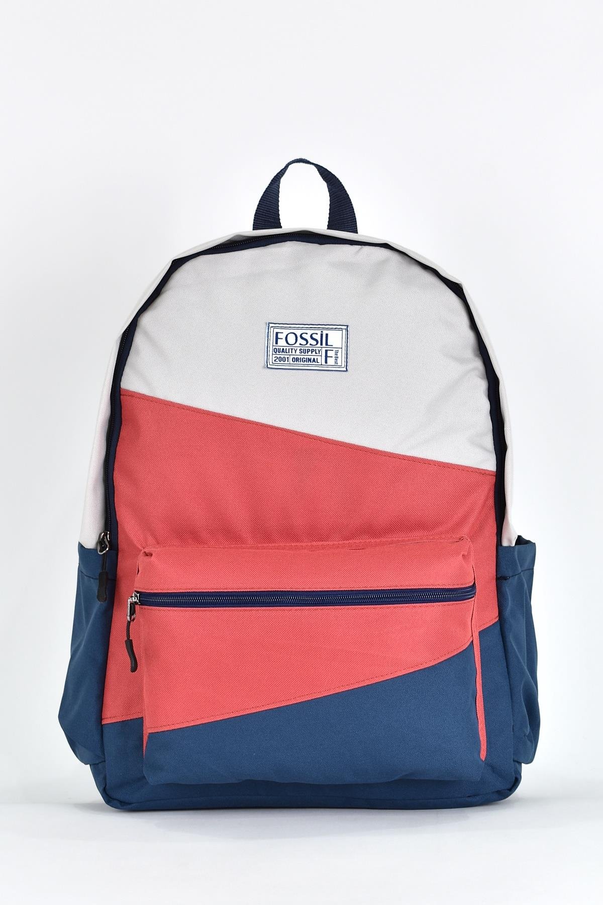 Fossil Unisex Çok Gözlü Günlük Seyahat Okul Sırt Çantası Gri 9507