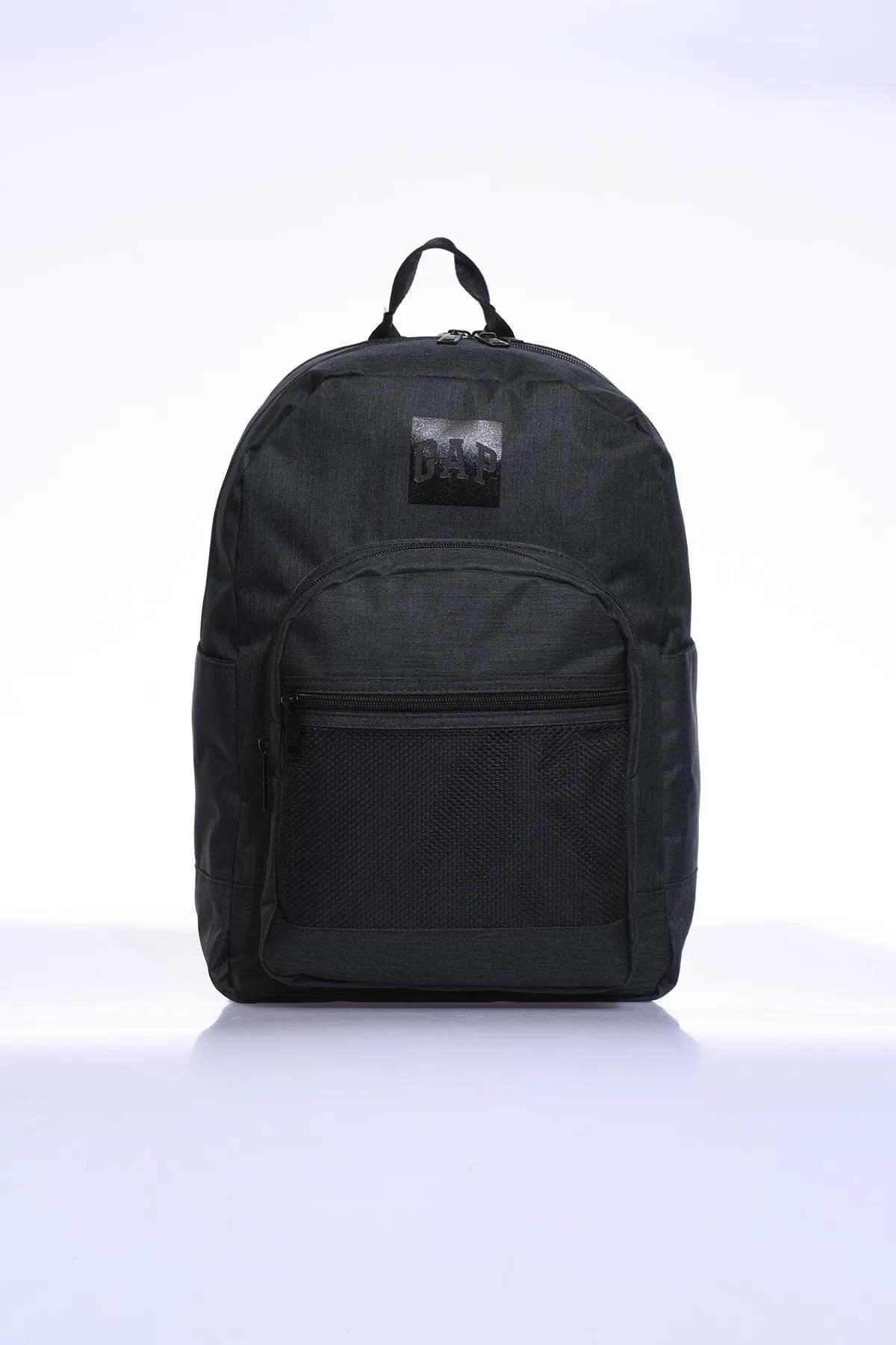 Gap Çok Gözlü Unisex Okul Günlük Sırt Çantası Siyah 03401