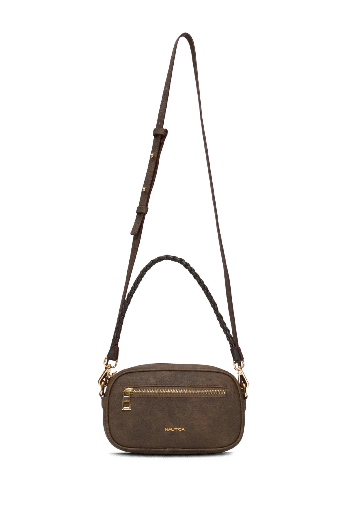 Nautica Kadın Omuz Askılı Çapraz Çanta Kahve CN7504T – Günlük Şık Tasarım, Hafif ve Kullanışlı