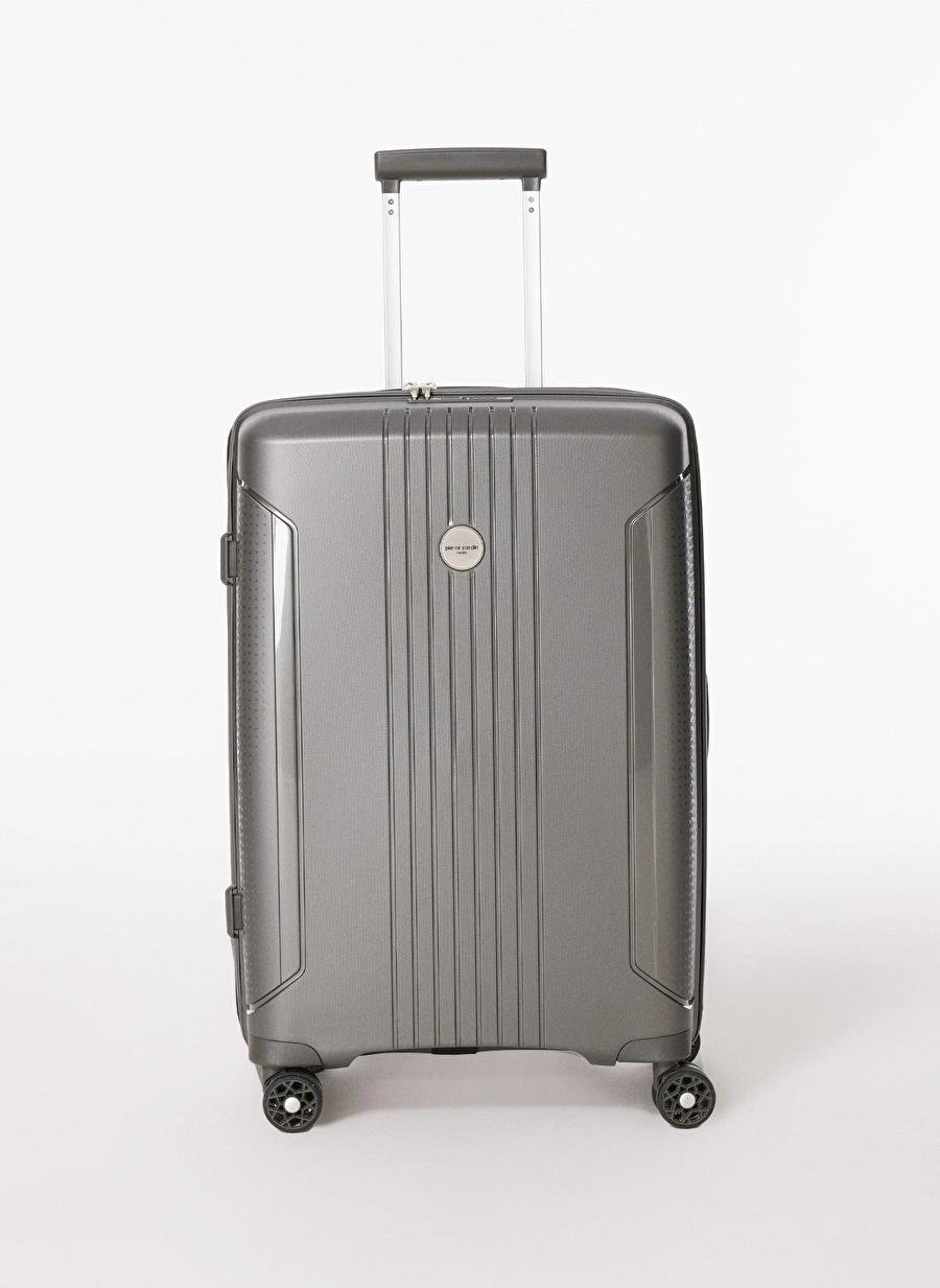 Pierre Cardin Polipropilen Büyük Boy Kırılmaz Valiz Antrasit PC7060