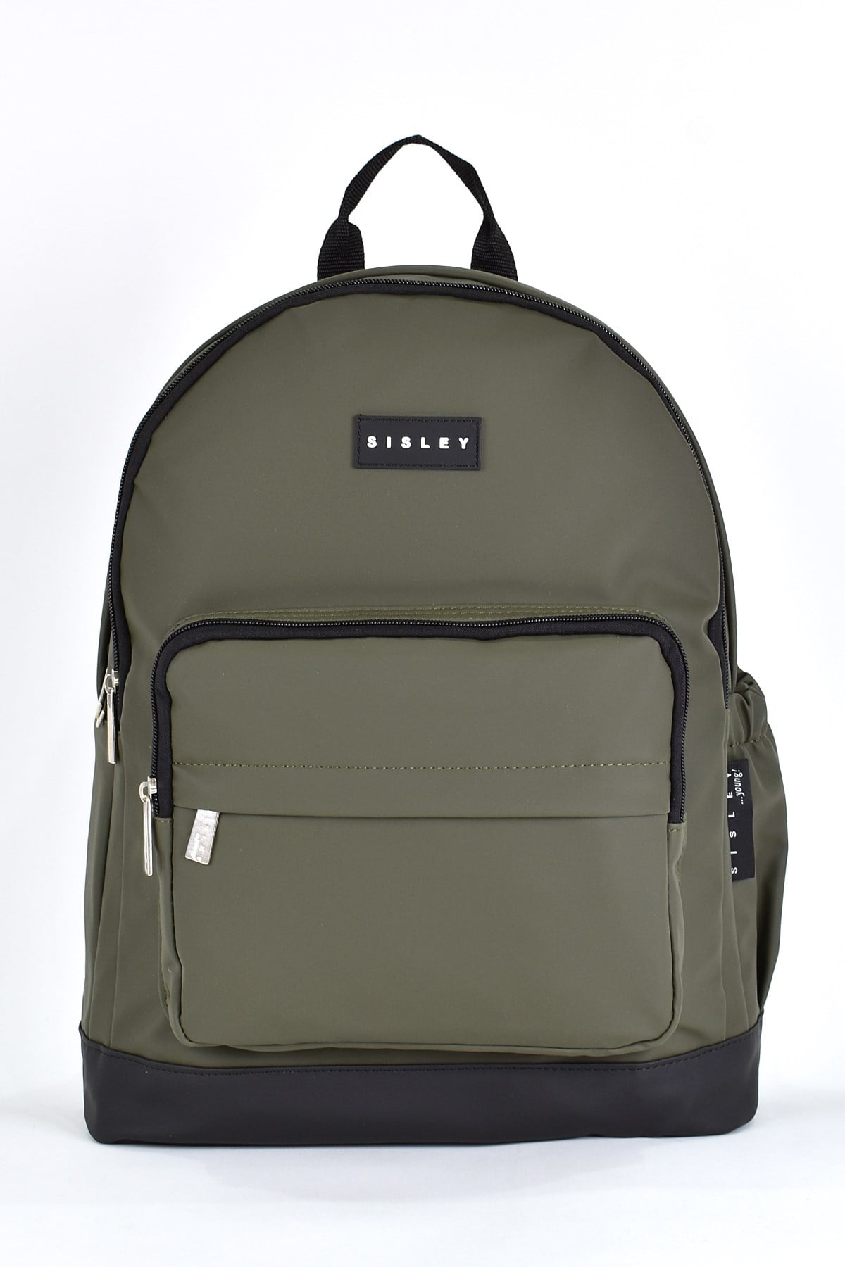 Sisley Okul Sırt Çantası Unisex Çok Gözlü Günlük Seyahat Sırt Çantası Haki 12914