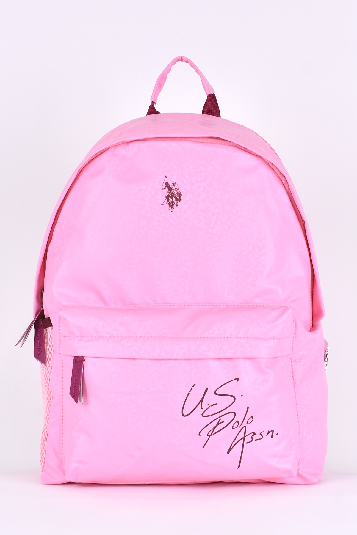 U.S. Polo Assn. Ultra Light Kız Çocuk Okul Çantası Pembe Seyahat Günlük Sırt Çantası PLCAN24227