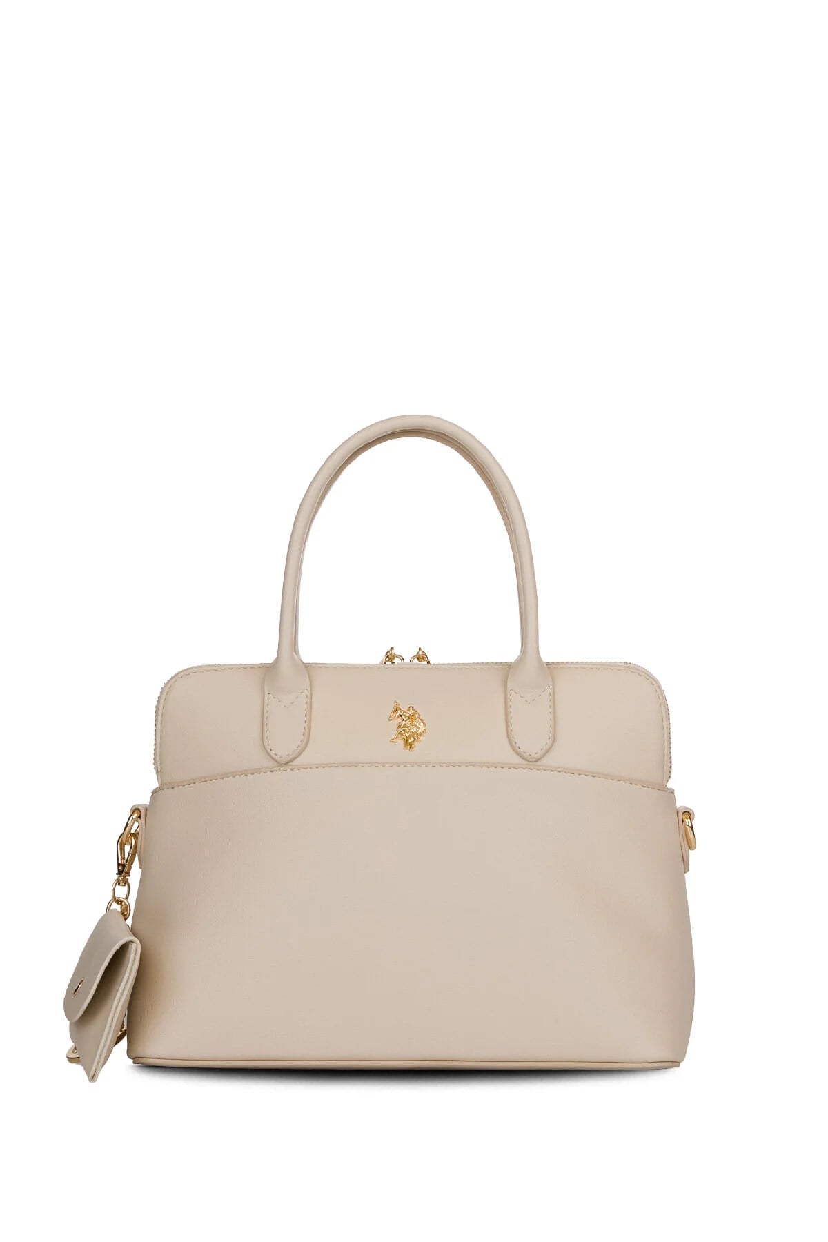 U.S. Polo Assn. Kadın Postacı Çapraz Çanta Bej US26186 – Günlük Şık Tasarım, Hafif ve Kullanışlı