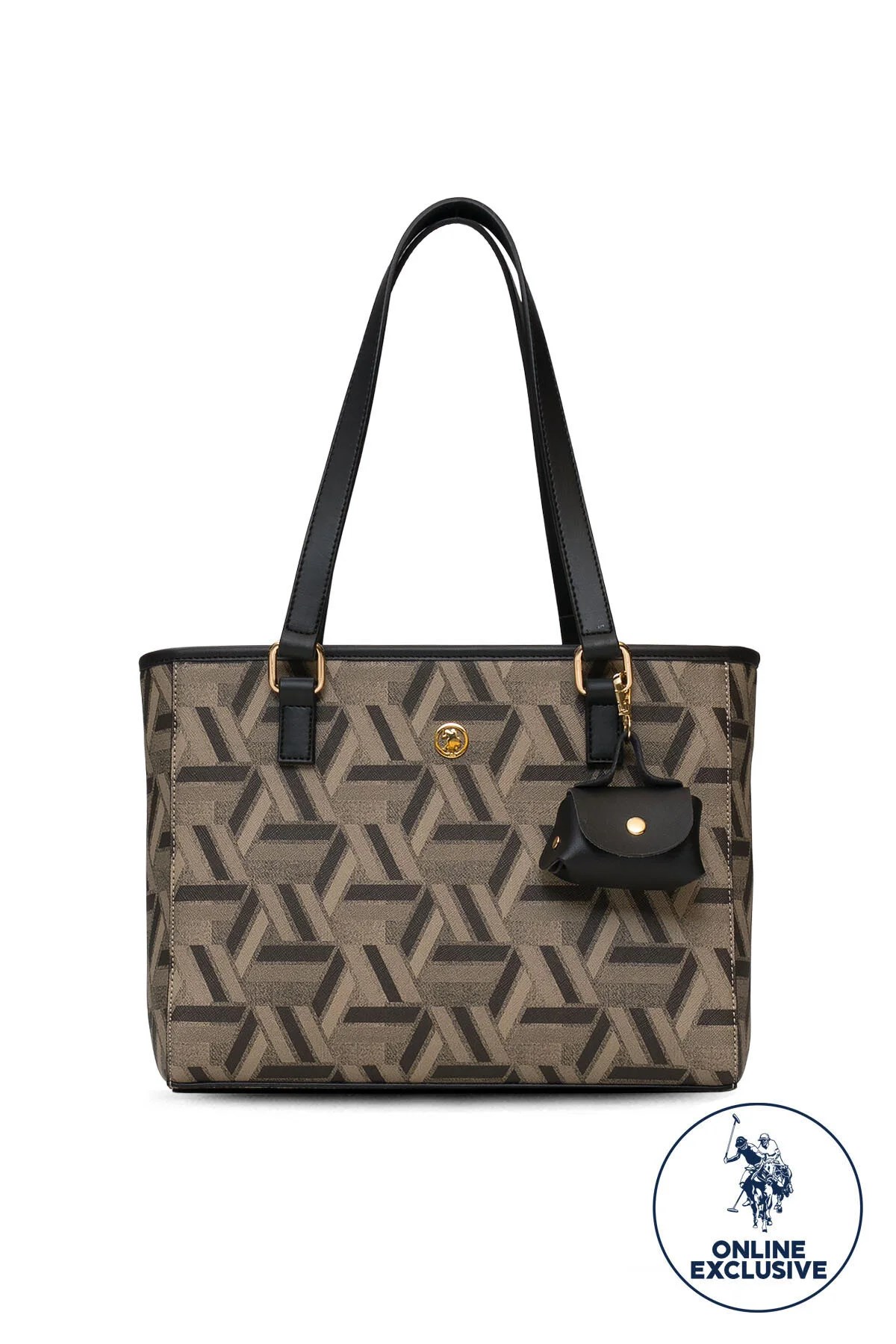 U.s. Polo Assn. Kadın Omuz Çantası Vizon US25504 – Günlük Şık Tasarım, Hafif ve Kullanışlı