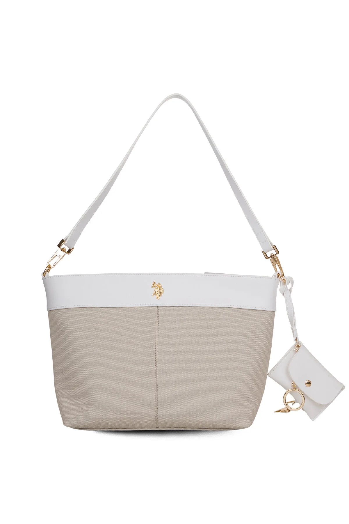 U.s. Polo Assn. Kadın Omuz Çantası Taş-Beyaz US26277 – Günlük Şık Tasarım, Hafif ve Kullanışlı