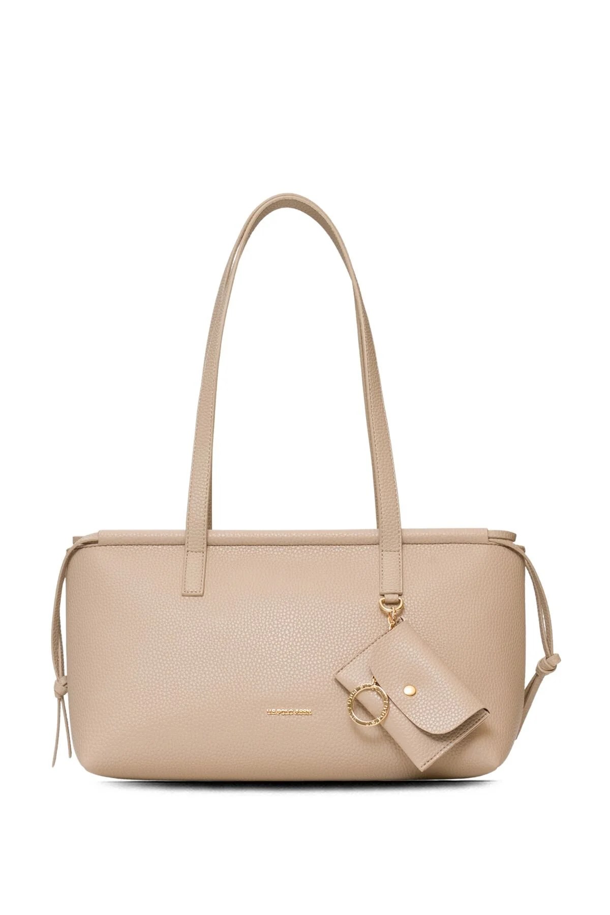 U.s. Polo Assn. Kadın Omuz Çantası Bej-Bordo US25559 – Günlük Şık Tasarım, Hafif ve Kullanışlı