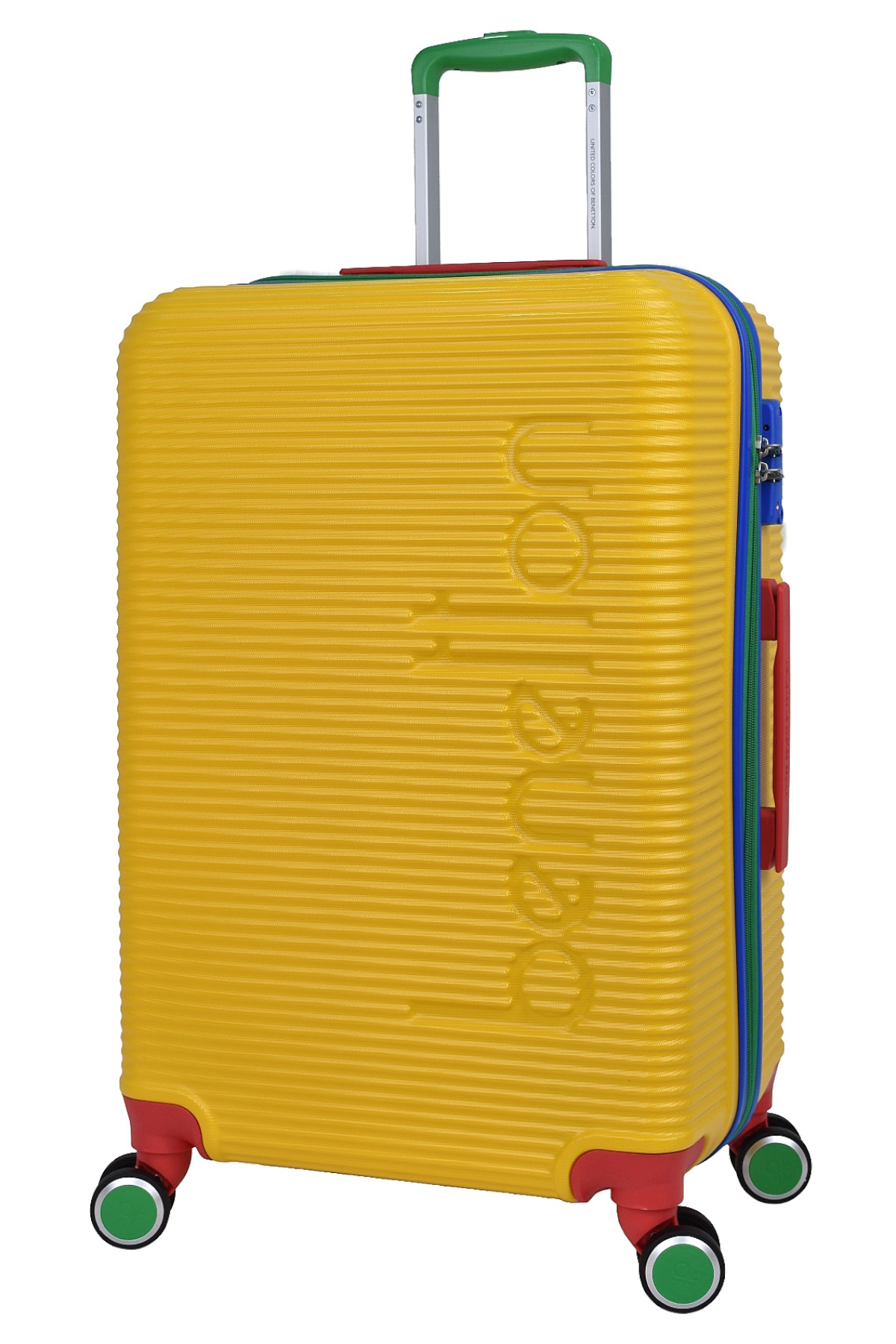 United Colors Of Benetton Lüx Abs Büyük Boy Valiz Sarı BNT500