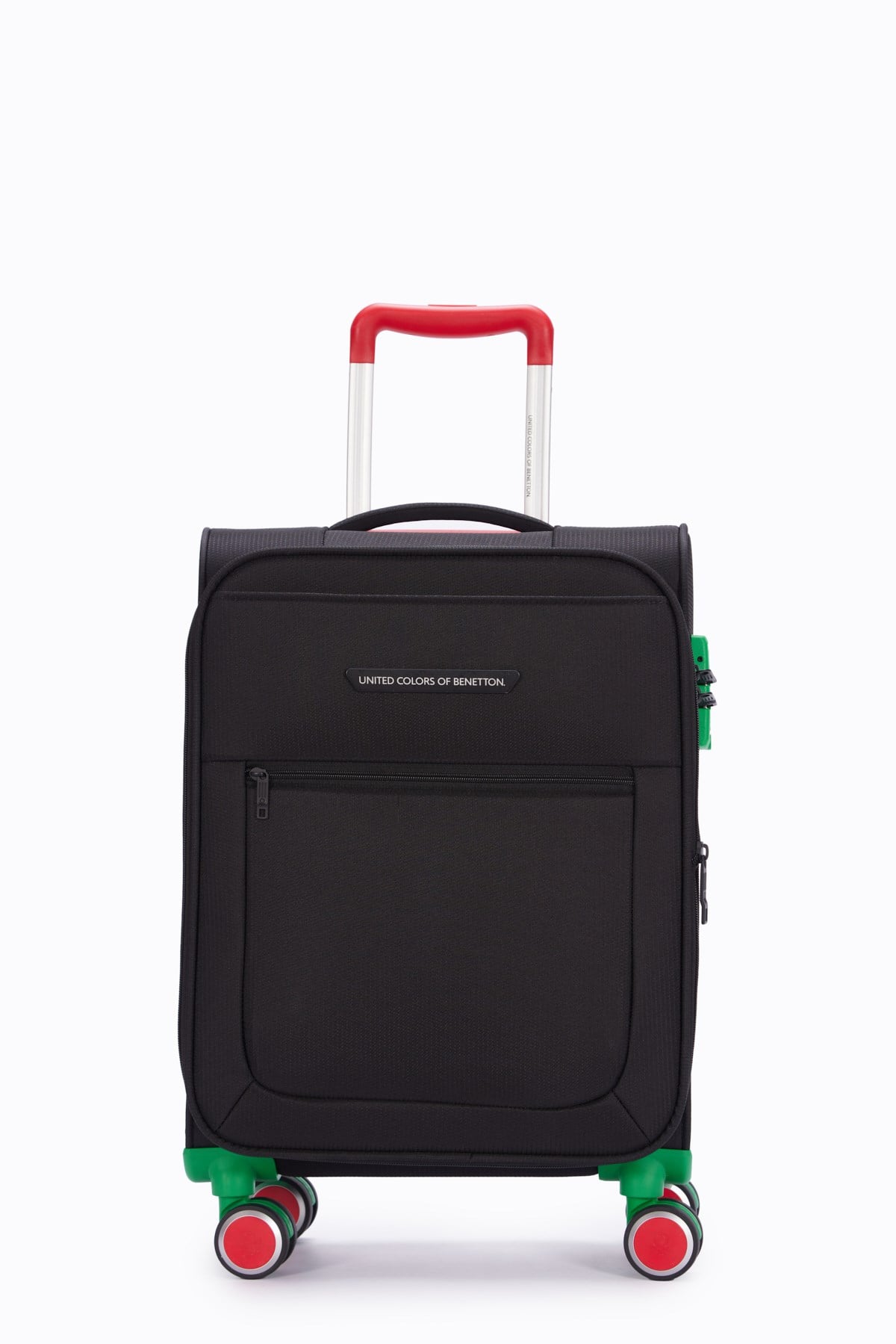 United Colors Of Benetton Ultra Light Kumaş Kabin Boy Valiz Siyah BNT2800
