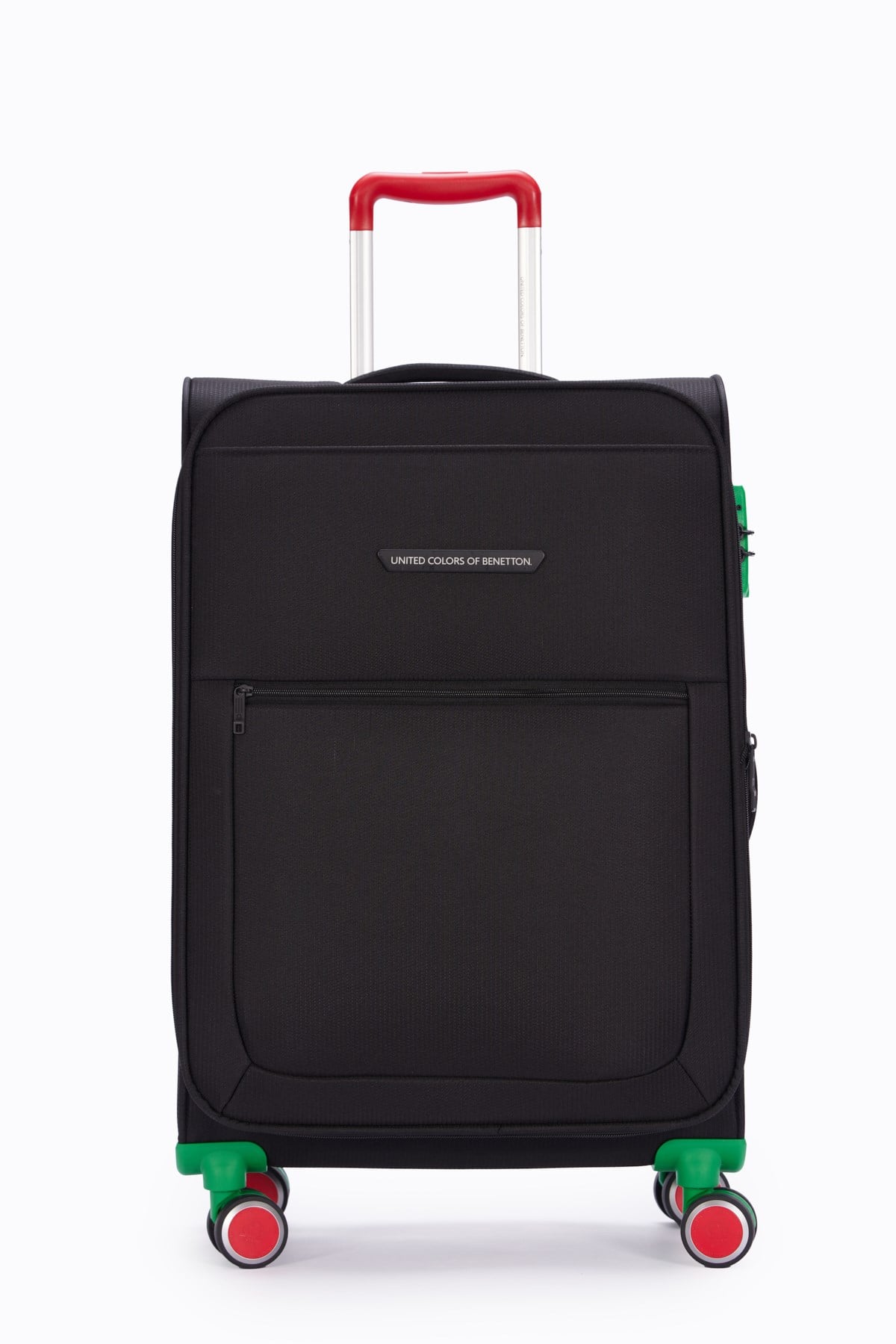 United Colors Of Benetton Ultra Light Kumaş Orta Boy Valiz Siyah BNT2800