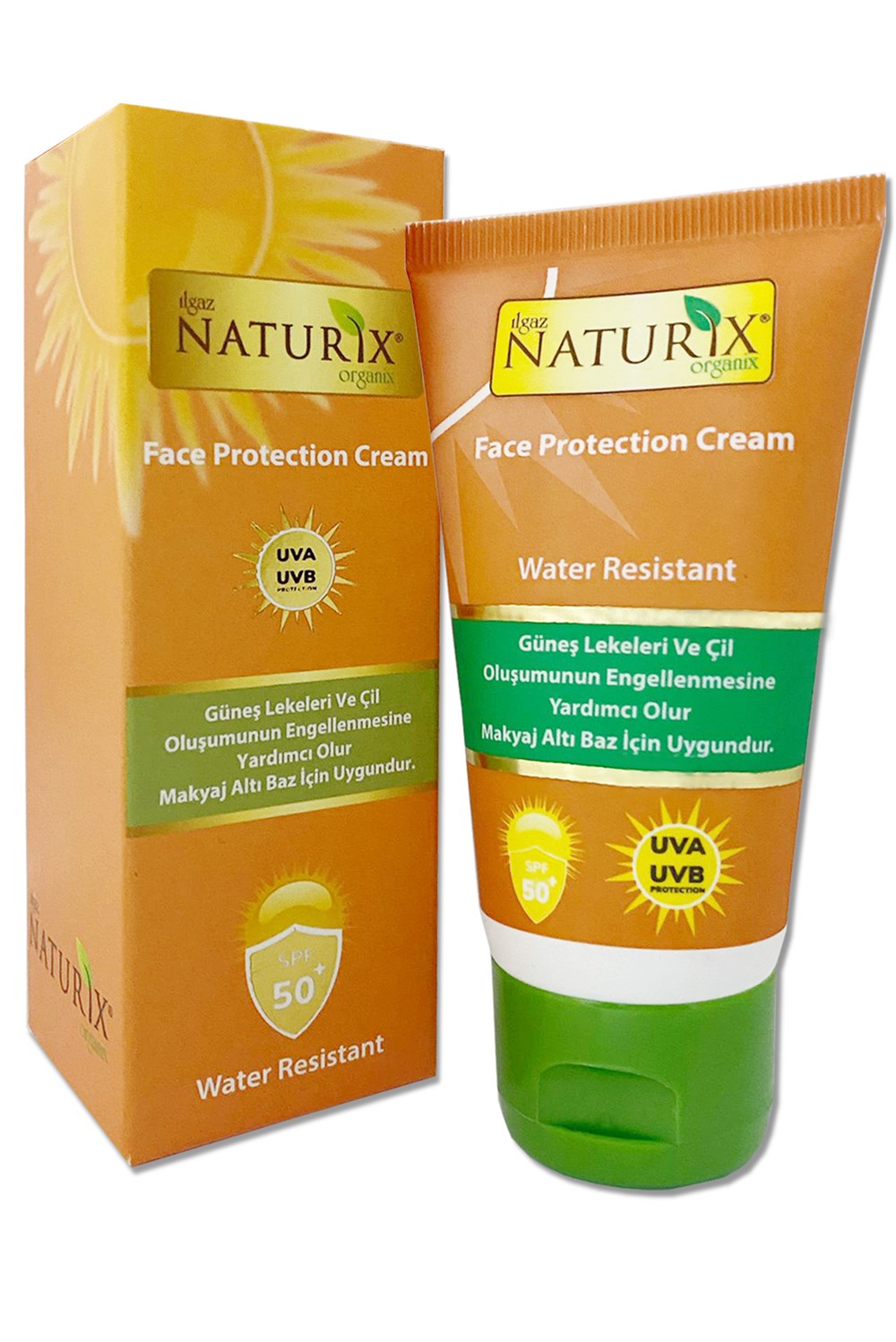 Naturix Spf 50+ Yüz Güneş Koruyucu Krem Leke Karşıtı UVA - UVB Cream Leke  Giderici Yüz