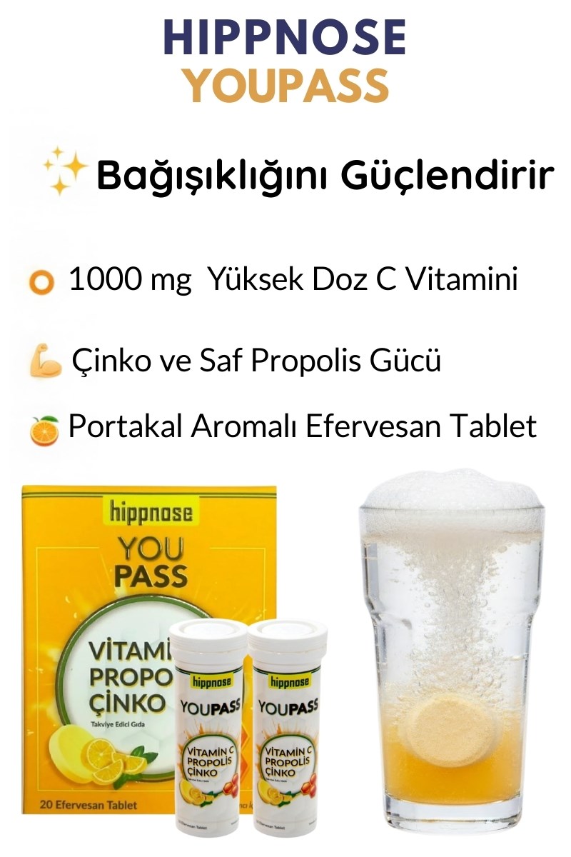 Hippnose Youpass 20 Efervesan Tablet