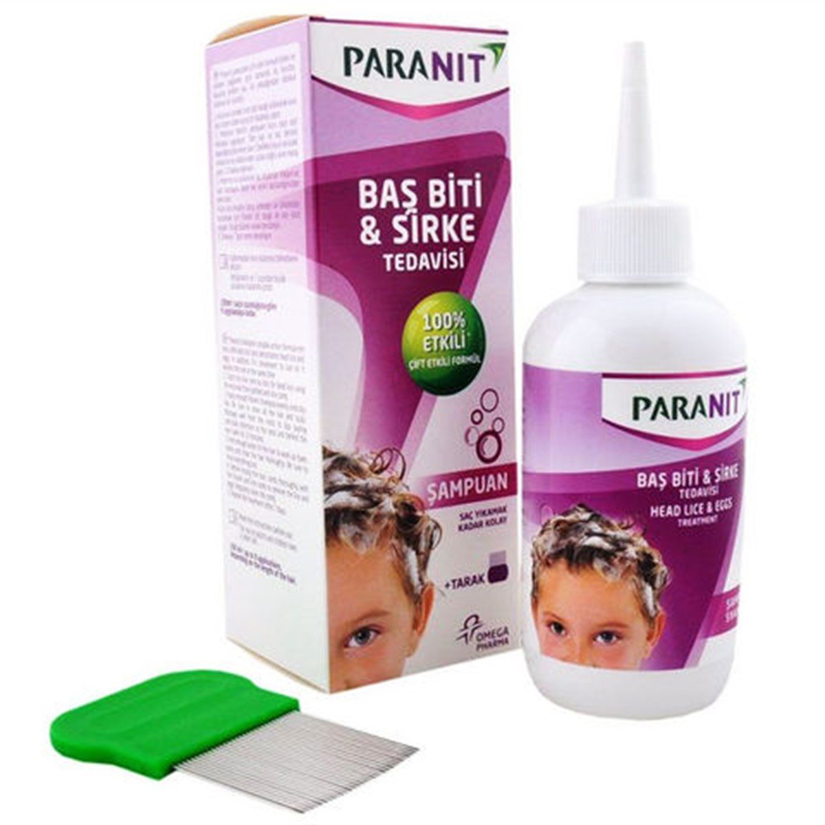 Paranit Bit Şampuanı 100ml & Bit Tarağı