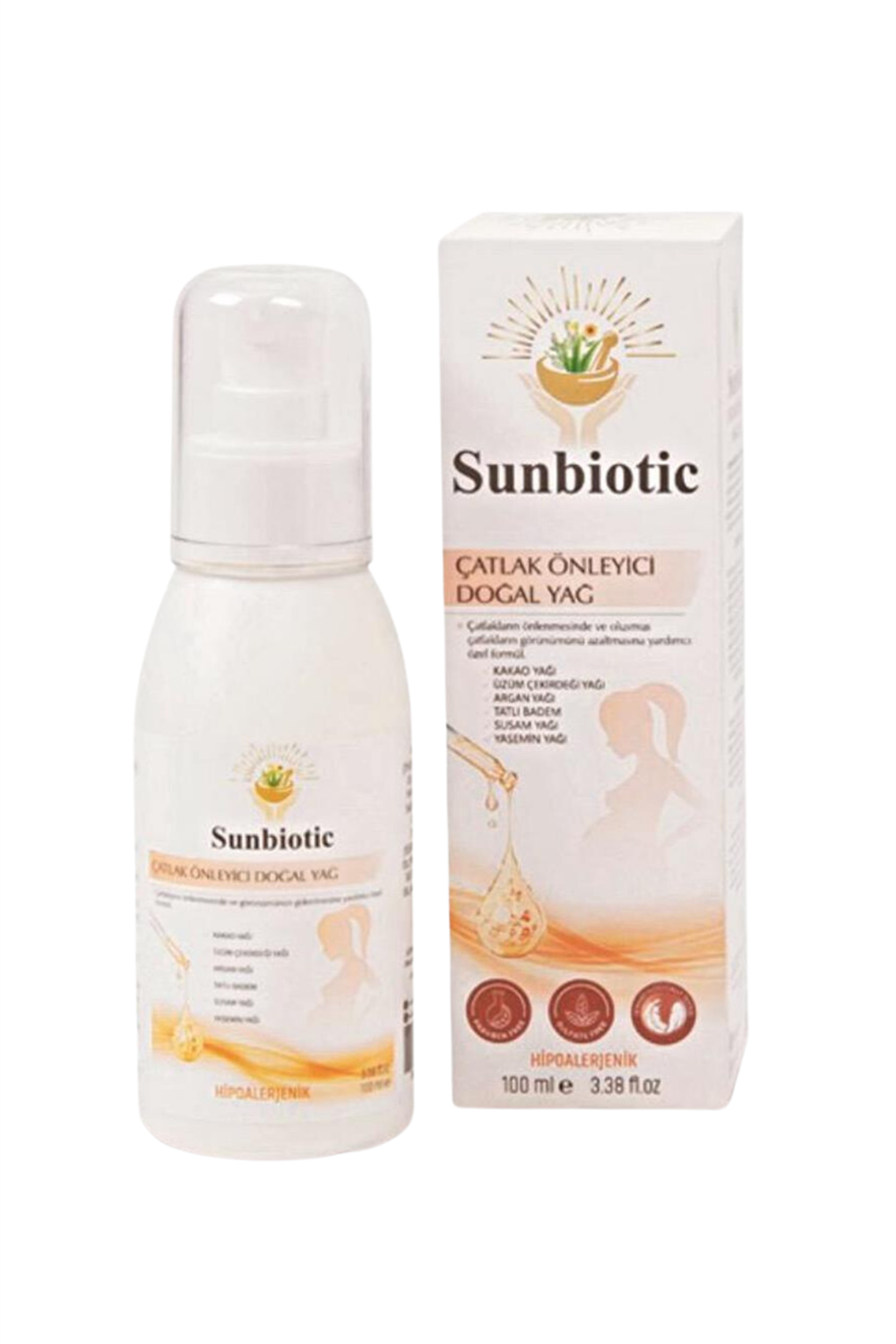 Sunbiotic Çatlak Önleyici Doğal Yağ 100 ml