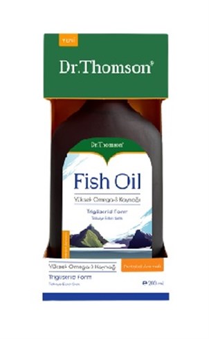 Dr. Thomson Omega-3 Fish Oil Portakal Aromalı 200 ml