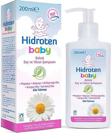 Hidroten Baby Saç ve Vücut Şampuanı 200 ml