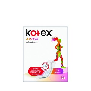 Kotex Active Günlük Ped 32 Adet