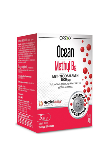 Ocean Methyl B12 Sprey 1000 mg 5 ml