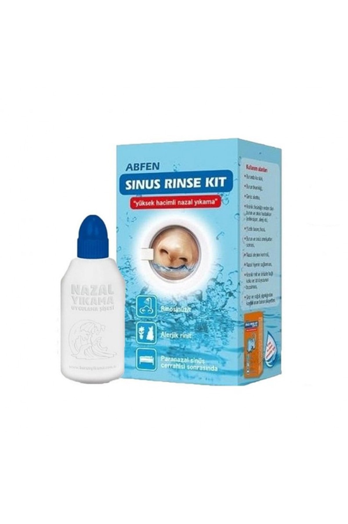 Abfen Sinüs Rinse Kit Yetişkin 25 x 240 ml
