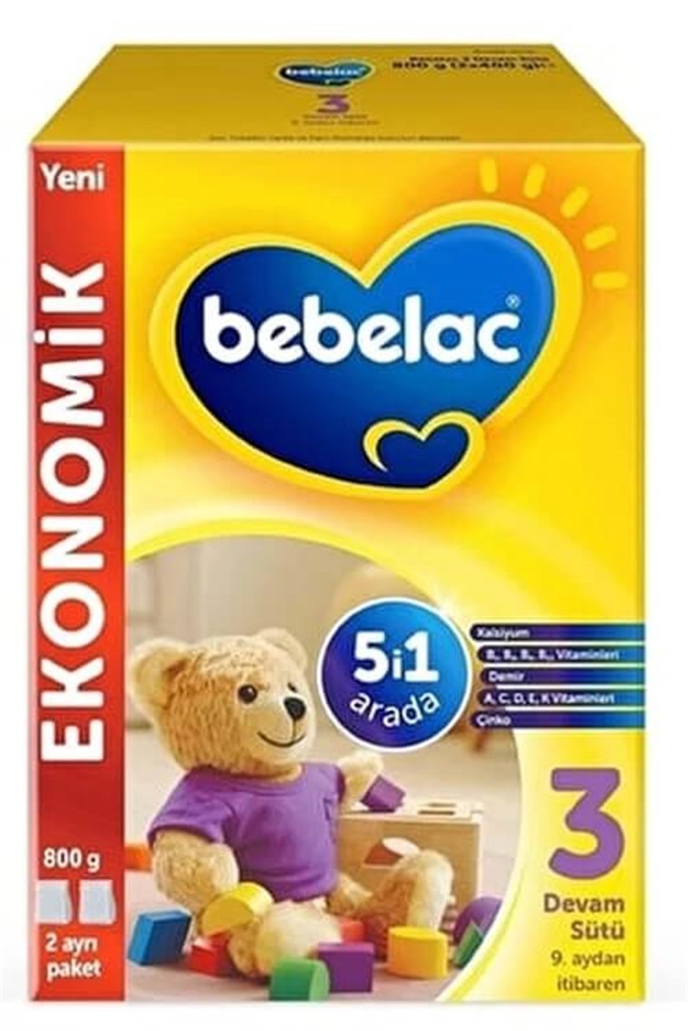 Bebelac 3 Devam Sütü 800 gr