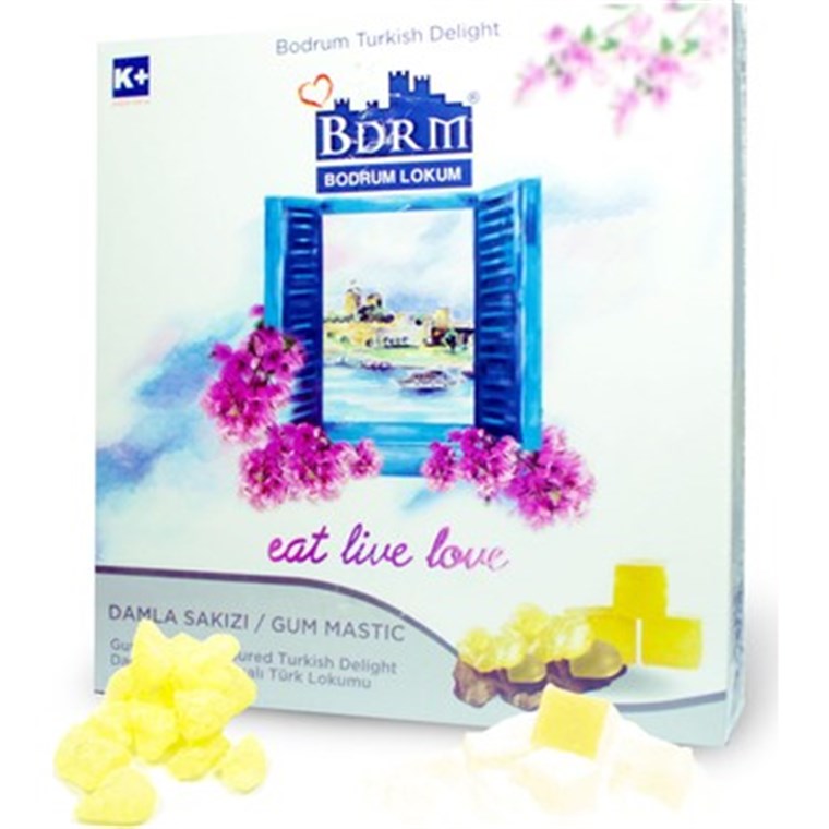 Bodrum Damla Sakızlı Lokum 400 gr