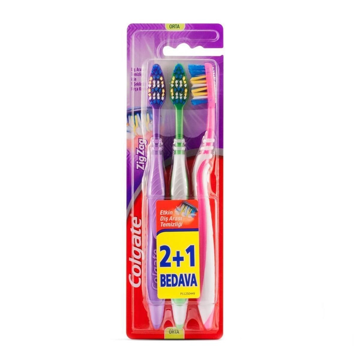 Colgate Zigzag Diş Fırçası 2+1