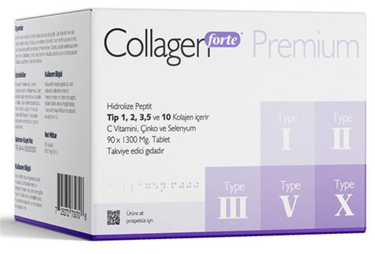 Collagen Forte Premium 1200 mg 90 Tablet-LeylekKapıda.com