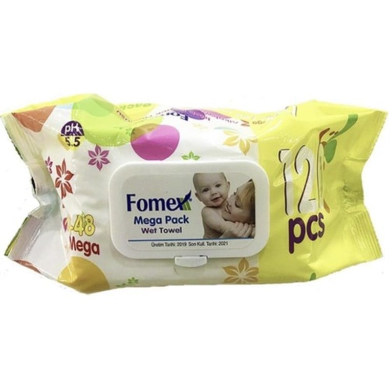 Fomex Islak Mendil Kapaklı 120 Adet