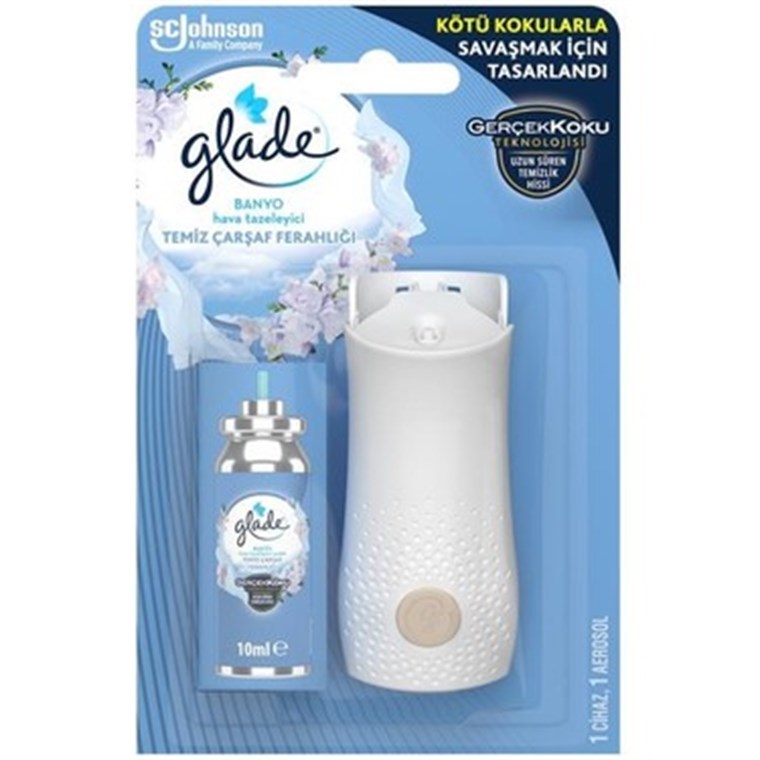 Glade Banyo Cihaz ve Yedek Temiz Çarşaf Ferahlığı 10 ml