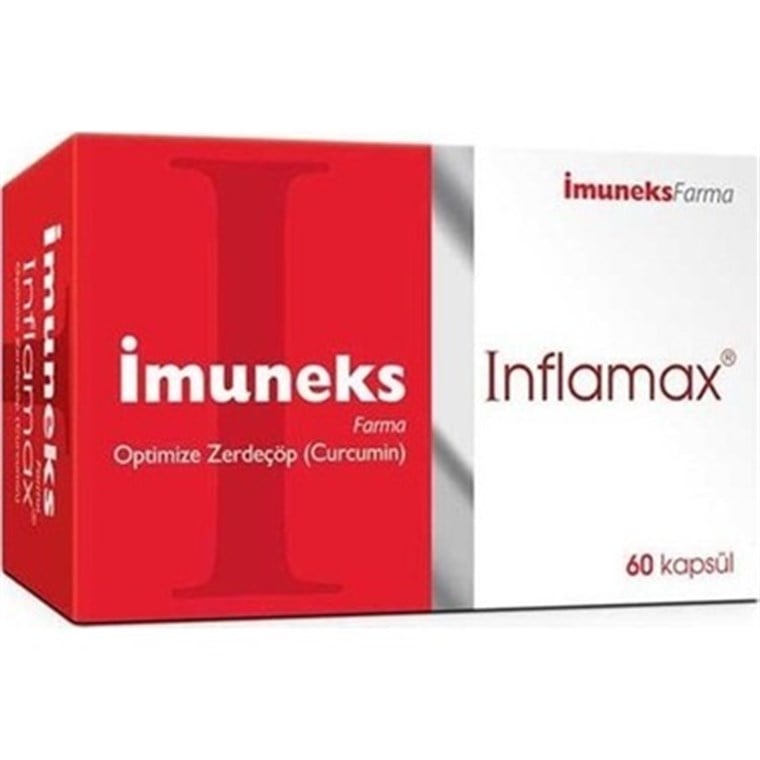 İmuneks İnflamax Optimize Zerdeçöp (Curcumin) 60 Kapsül