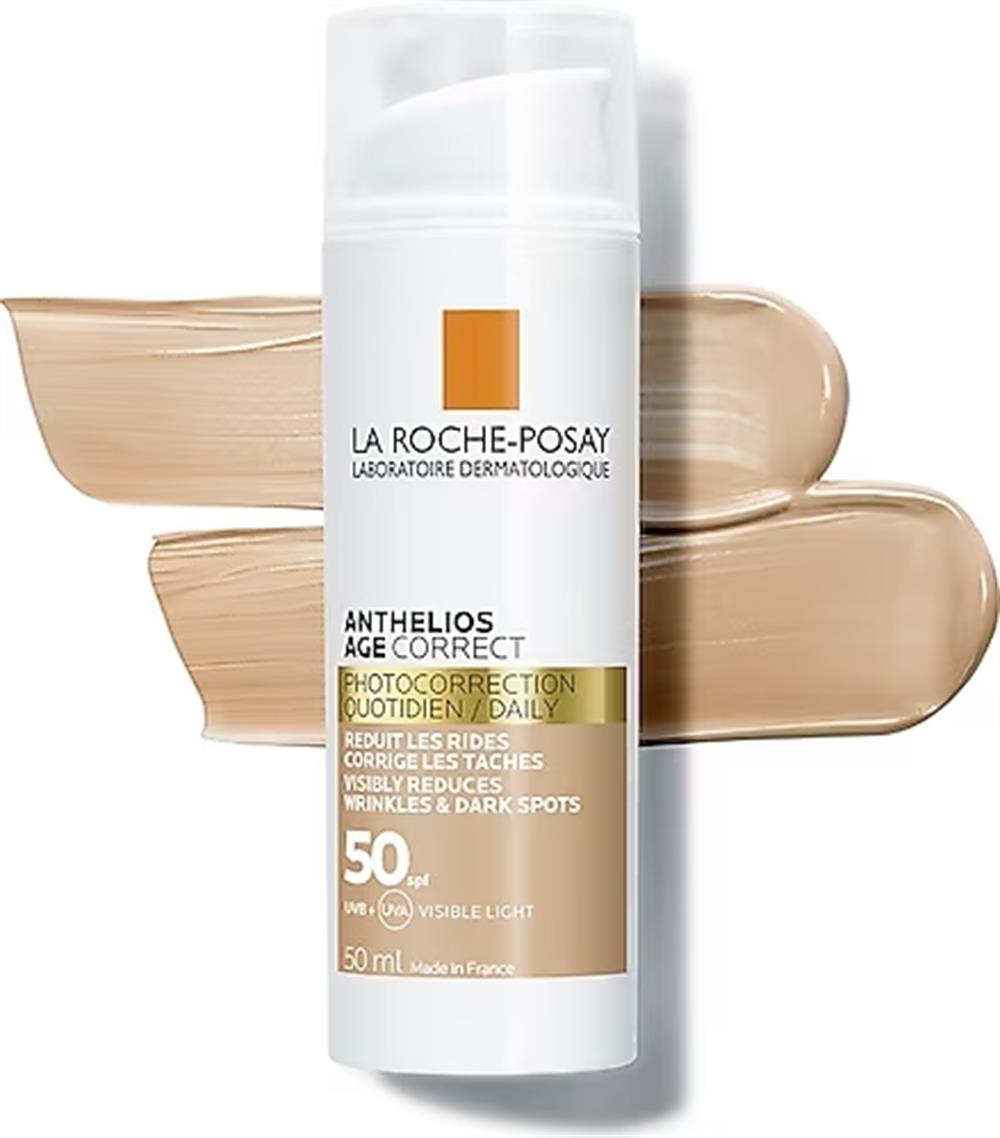 La Roche Posay Anthelios Age Correct Daily Tinted Cream SPF50+ 50 ml  LeylekKapıda.com