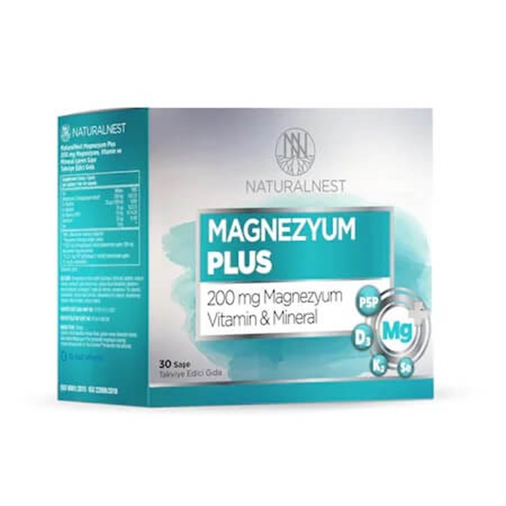Naturalnest Magnezyum Plus 30 Saşe