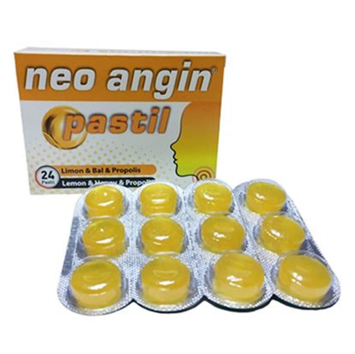 Neo Angin Limon Bal Propolis 24 Pastil