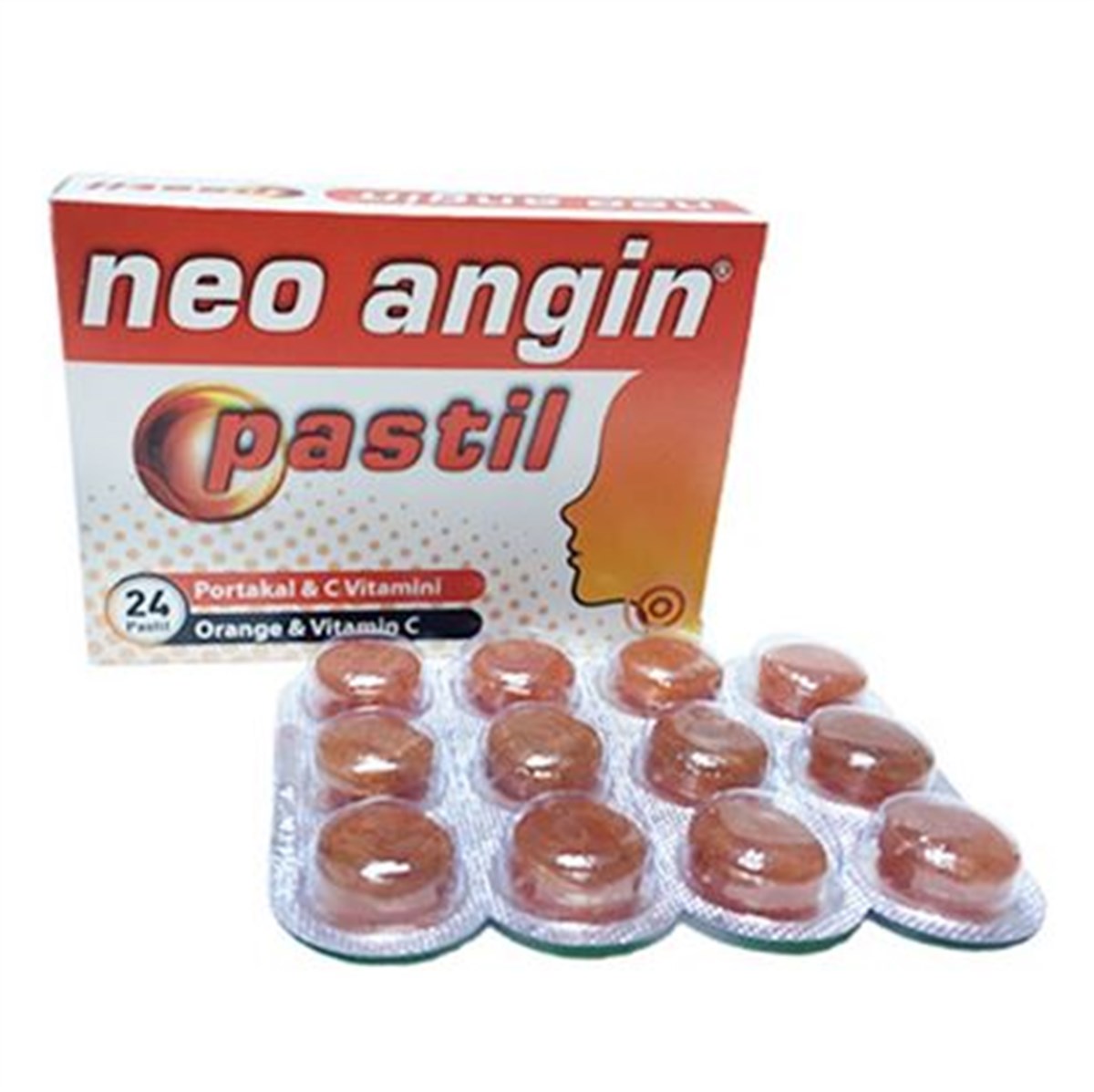Neo Angin Portakal C Vitamini 24 Pastil
