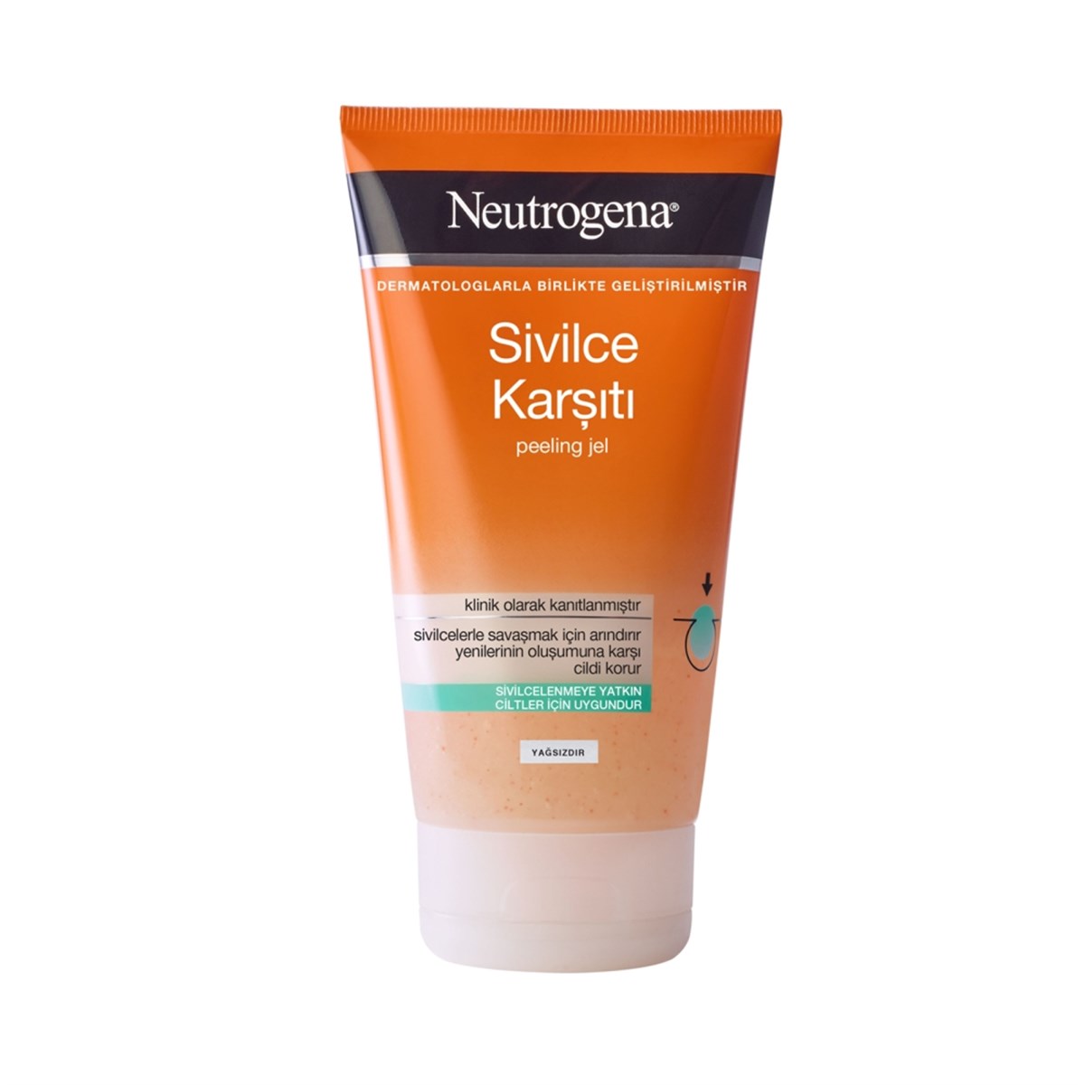 Neutrogena Anti-Acne Peeling Gel 150 Ml-LeylekKapida.com