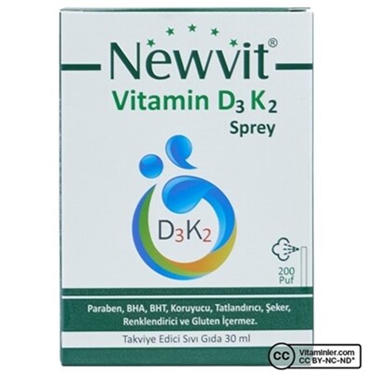 Newvit Vitamin D3 K2 Spray 30 ml-LeylekKapida.com