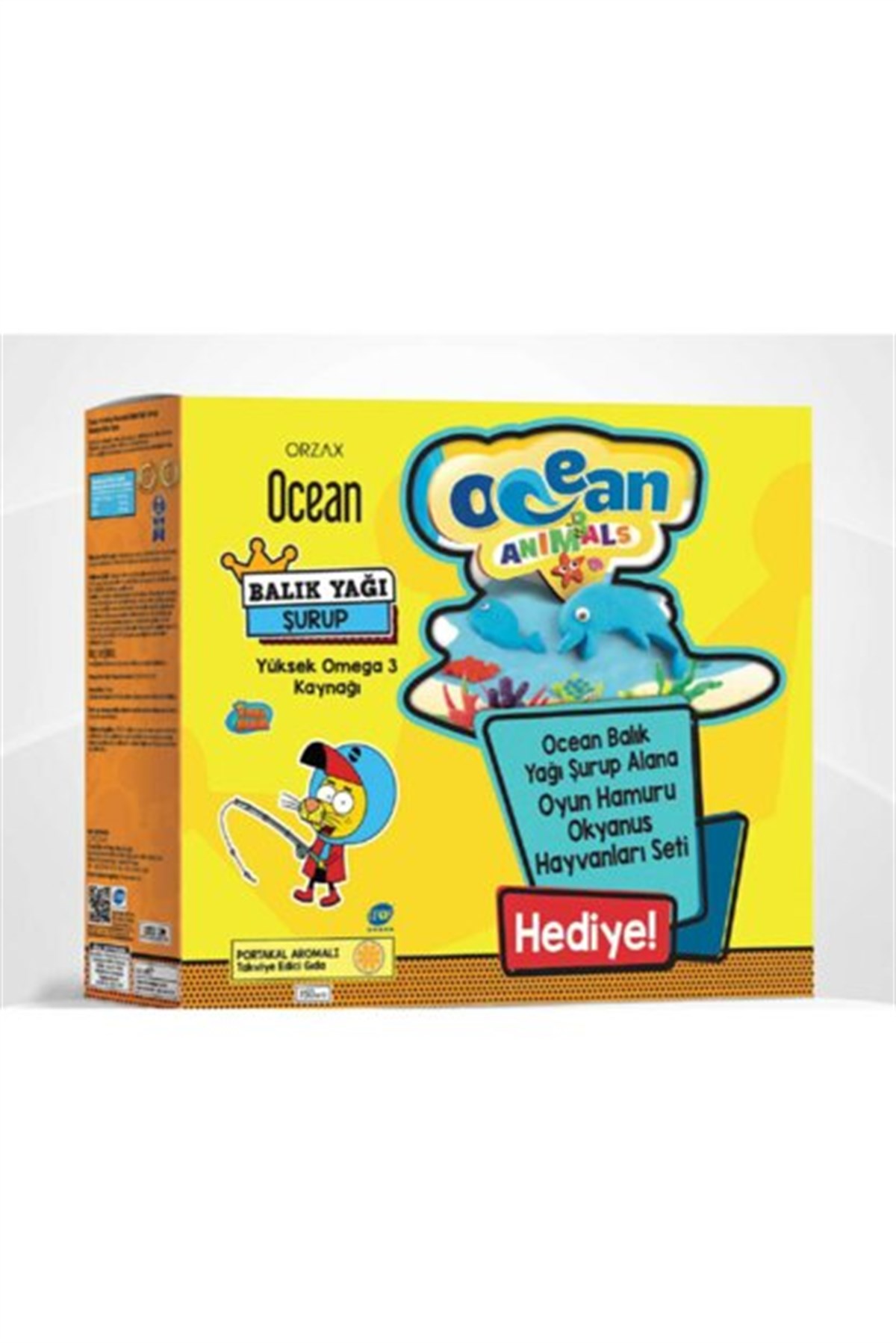 Ocean Fish Oil Syrup + Play Dough Ocean Animal Kit-LeylekKapida.com