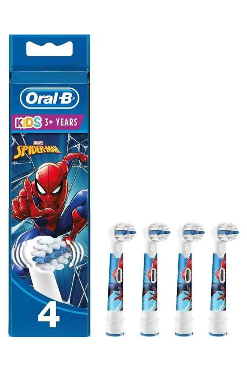 Oral-B Şarjlı Fırça Yedek Başlığı Spiderman 4 Adet